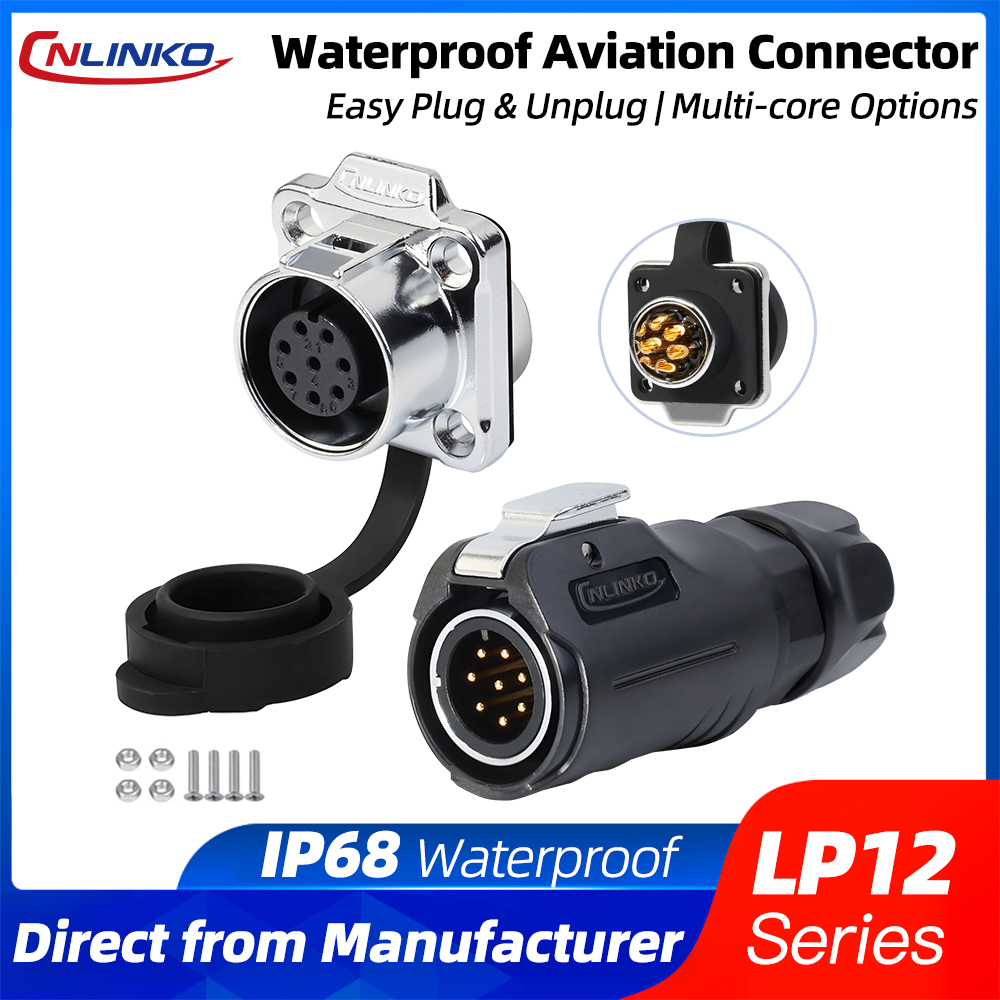 Heavy Equipment Grinder - CNLINKO M12 IP68 원형 헤비듀티 커넥터